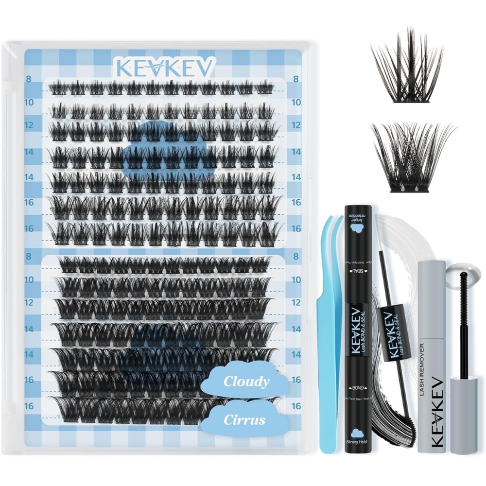 Kev Kev lash clusters.